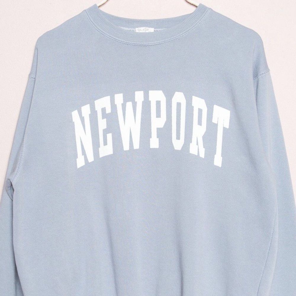 Brandy Melville Newport Blue Sweatshirt